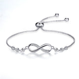 Bracciale Infinito Regolabile in Argento, immagine 4 - Emma e Gemma