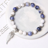 Bracciale in Piuma con Pietre in Argento, immagine 2 - Emma e Gemma