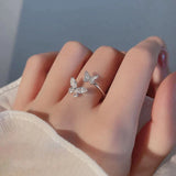 Anello Farfalla Regolabile in Argento, immagine 3 - Emma e Gemma