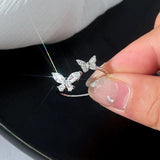 Anello Farfalla Regolabile in Argento - Emma e Gemma