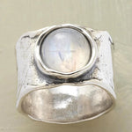 Anello in Pietra di Luna Argento - Emma e Gemma