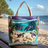 Borsa artigianale trapuntata Spirito della Laguna - Emma e Gemma