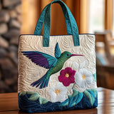 Borsa artigianale trapuntata Fiori - Emma e Gemma