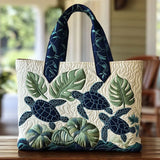 Borsa artigianale trapuntata Grazia della Tartaruga Marina - Emma e Gemma