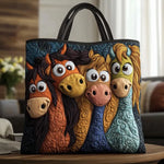 Borsa artigianale trapuntata Pony - Emma e Gemma