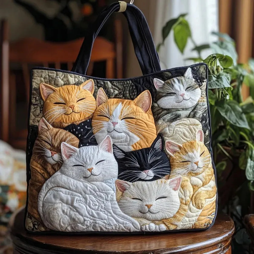 Borsa artigianale trapuntata dei Sogni Imbottita Artigianale - Emma e Gemma