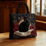 Borsa artigianale trapuntata Manici Scuri - Emma e Gemma