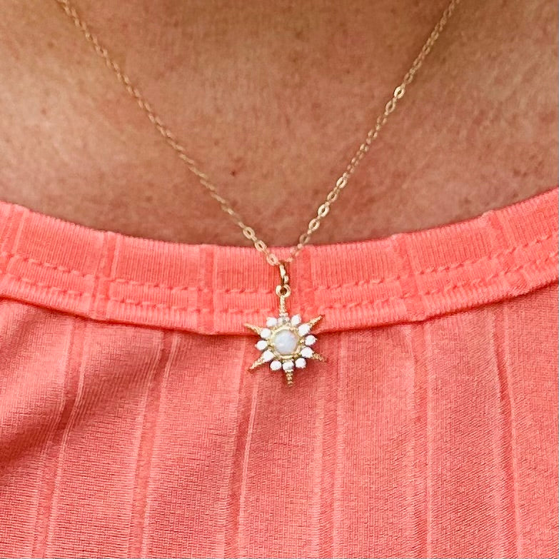 Collana Stellina in Opale, immagine 2 - Emma e Gemma