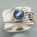 Anello di Meditazione in Gemme Bohemiane - Emma e Gemma