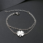 Bracciale Trifoglio in Oro e Argento, immagine 4 - Emma e Gemma