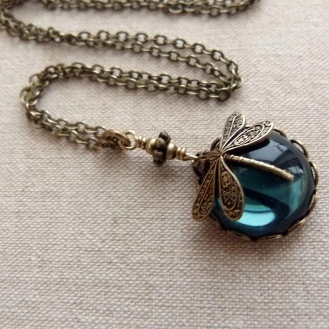 Collana Vintage con Libellula - Emma e Gemma