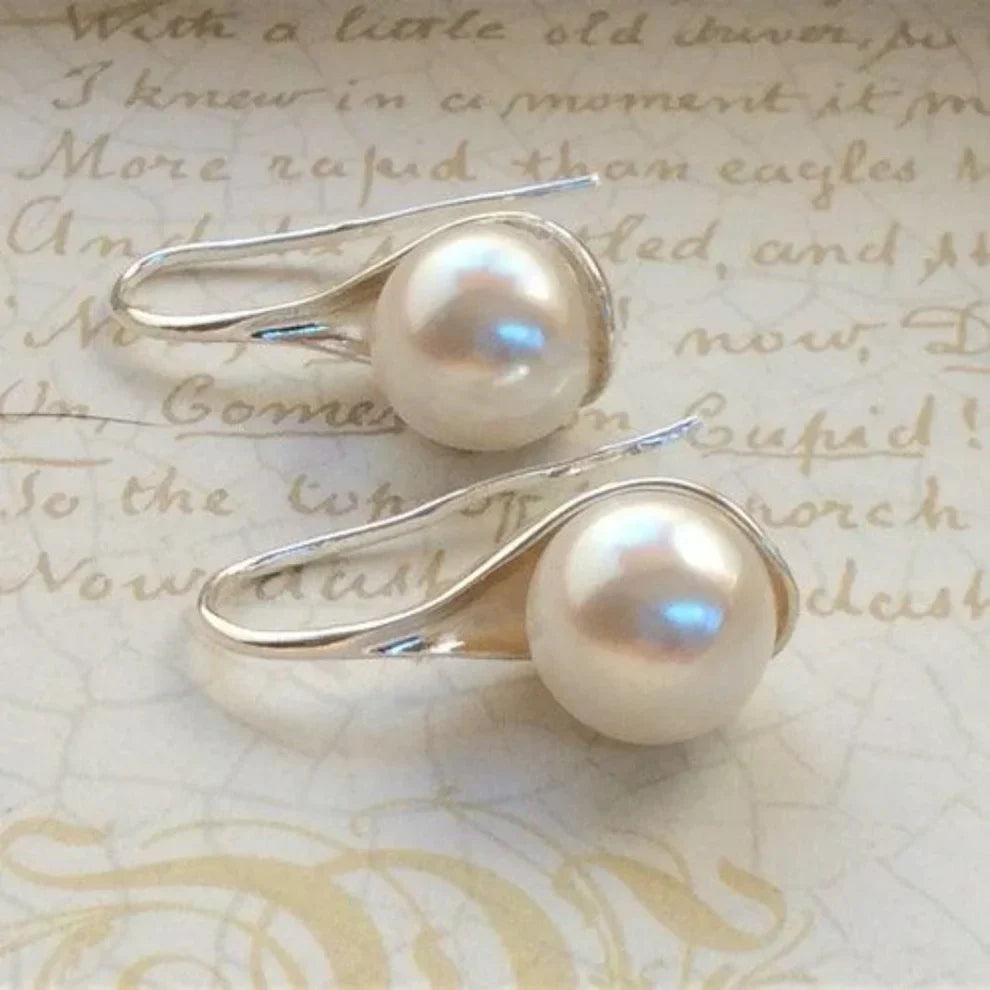Orecchini Vintage con Perle Pendenti - Emma e Gemma