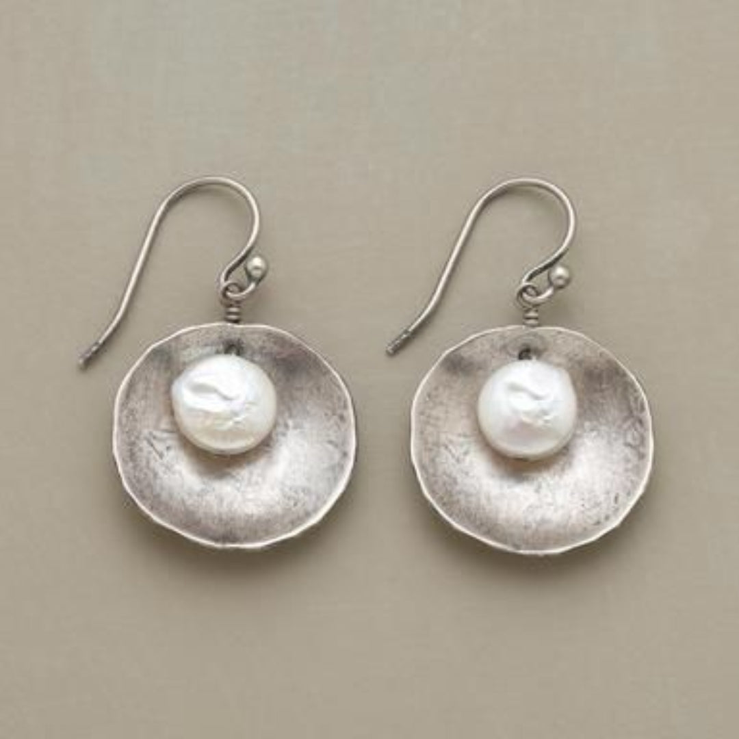 Orecchini Vintage in Argento e Perle - Emma e Gemma