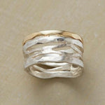 Anello Vuoto Vintage in Oro e Argento - Emma e Gemma
