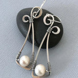 Orecchini Vintage con Perle Pendenti - Emma e Gemma