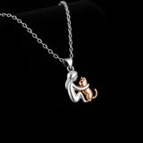 Collana con Pendente a Forma di Gatto con Orecchini in Omaggio – Offerta a Tempo Limitato, immagine 3 - Emma e Gemma