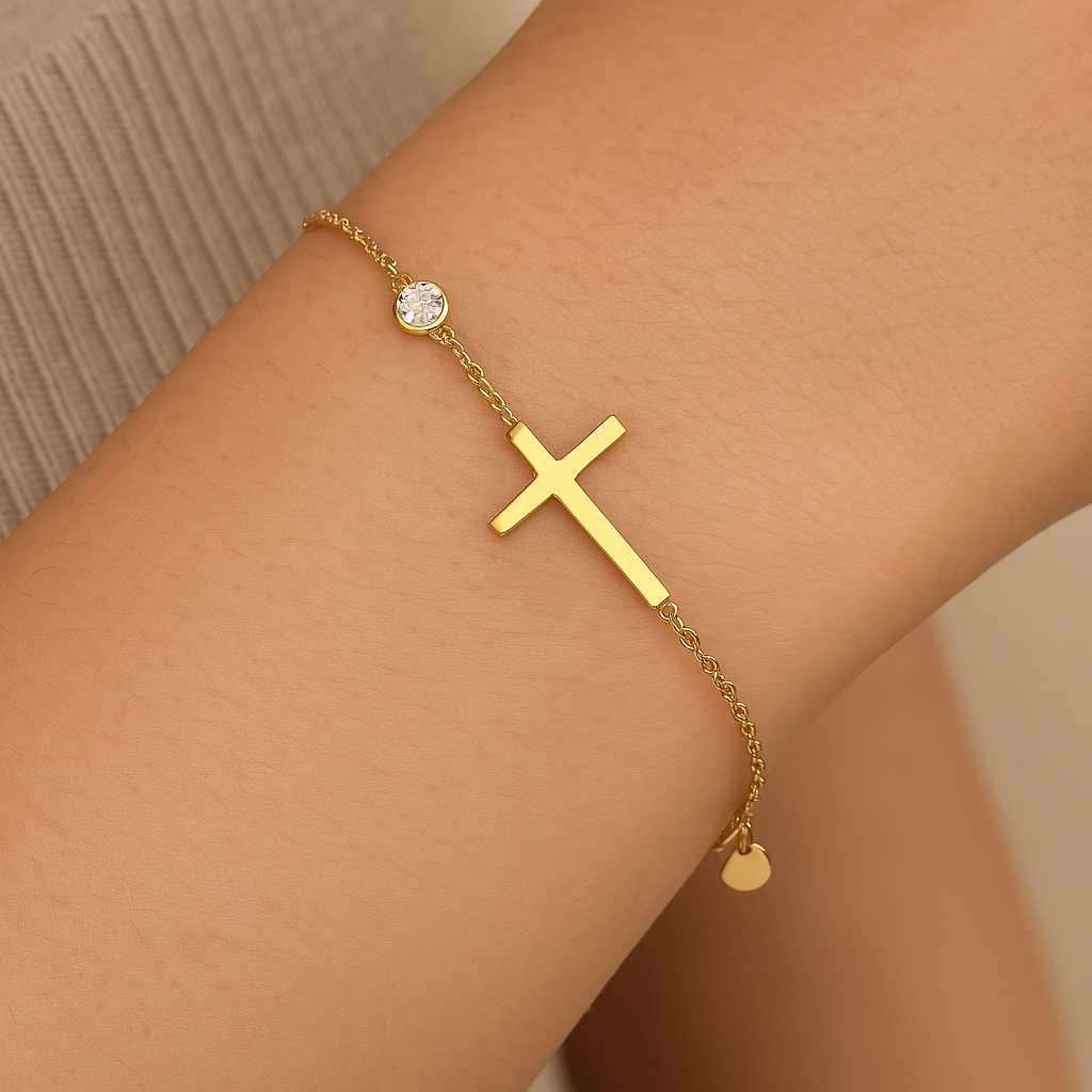 Bracciale in Oro con Charme Spirituale - Emma e Gemma