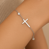 Bracciale Cuore di Fede in Argento - Emma e Gemma