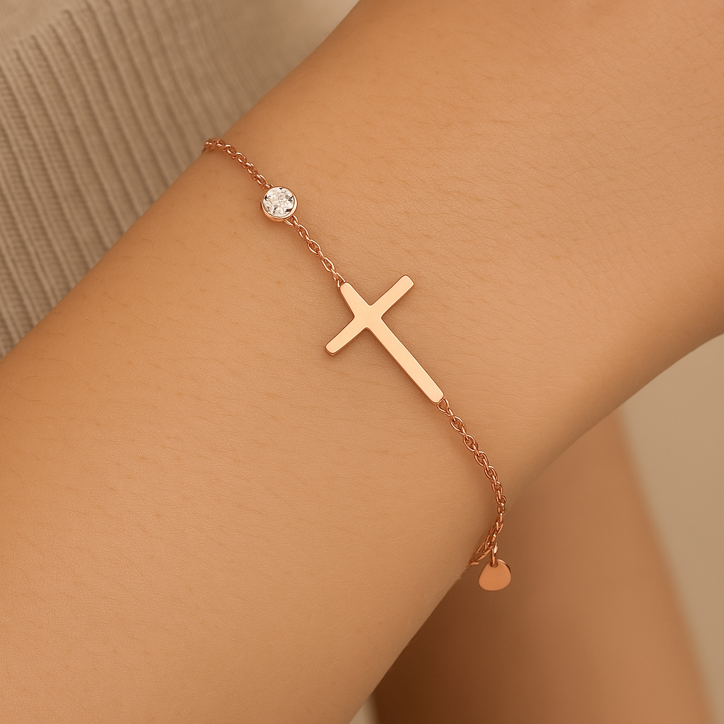 Bracciale Spirituale in Oro Rosa - Emma e Gemma