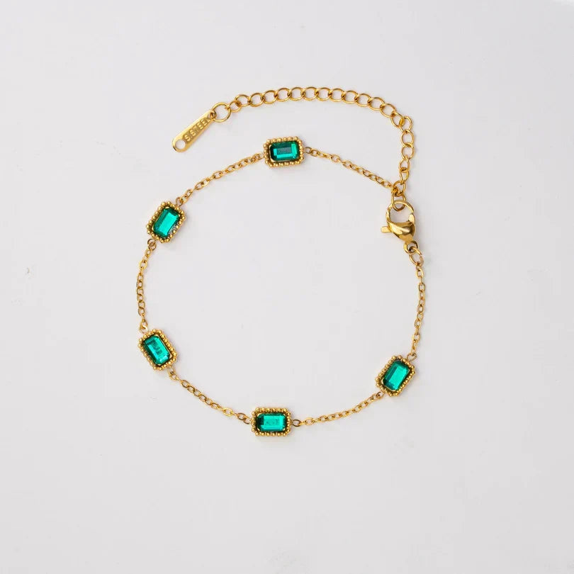 Bracciale Trinità di Smeraldo - Emma e Gemma