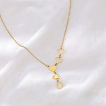 Collana a forma di cuore in oro e argento, immagine 3 - Emma e Gemma