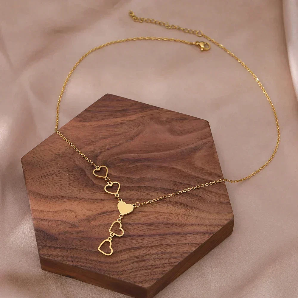 Collana a forma di cuore in oro e argento, immagine 5 - Emma e Gemma