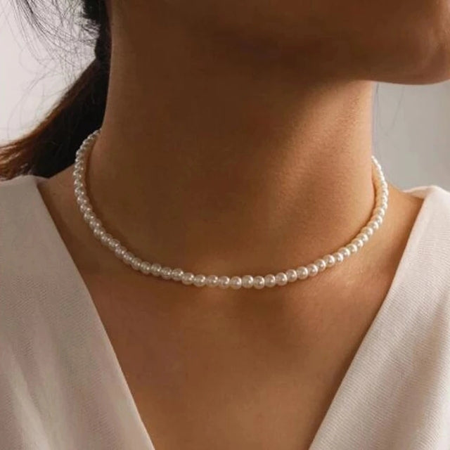 Collana con Perle Argento - Emma e Gemma