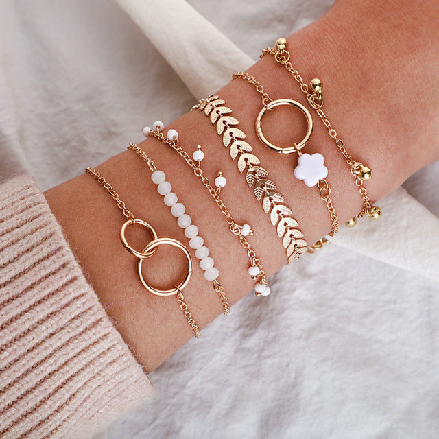 Pacchetto di Bracciali Vintage Oro - Emma e Gemma