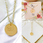 Collana con Fiori del Mese di Nascita, immagine 2 - Emma e Gemma