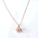 Set Collana + Orecchini con Perle in Oro Rosa, immagine 3 - Emma e Gemma