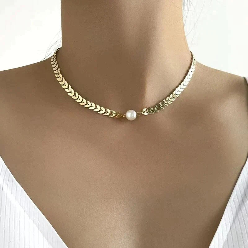 Collana di Perle Greche in Oro - Kaja i Maja