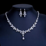Set Collana + Orecchini in Zirconia e Argento Sterling