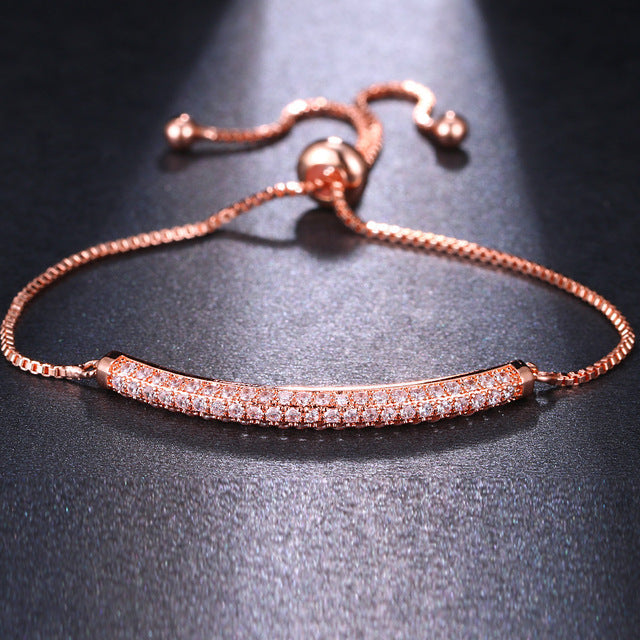 Bracciale in Zirconia Oro e Argento, immagine 3 - Emma e Gemma