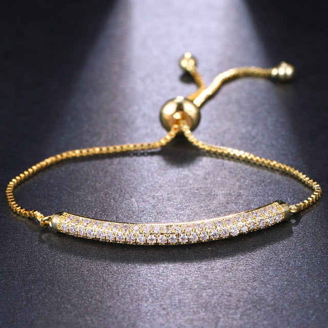 Bracciale in Zirconia Oro e Argento - Emma e Gemma