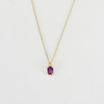 Collana Baguette in Ametista Violetta, immagine 4 - Emma e Gemma