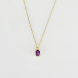 Collana Baguette in Ametista Violetta, immagine 4 - Emma e Gemma
