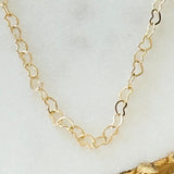 Collana Choker Amore a Maglie Cuore - Emma e Gemma