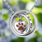 "Non Più Al Mio Fianco, Sempre Nel Mio Cuore" – Collana con Urna in Acciaio Inossidabile a Forma di Zampa, immagine 2 - Emma e Gemma