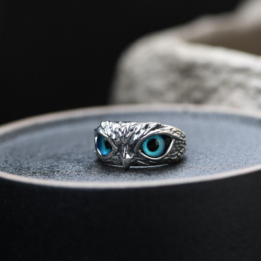 Anello Regolabile Gufo della Fortuna in Argento e Opale, immagine 4 - Emma e Gemma