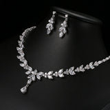 Set Collana + Orecchini in Zirconia e Argento Sterling