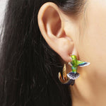 Orecchini Unici Creativi a Forma di Colibrì, immagine 2 - Emma e Gemma