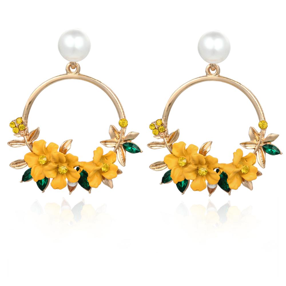 Orecchini in Oro con Fiori e Perle, immagine 3 - Emma e Gemma
