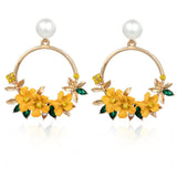 Orecchini in Oro con Fiori e Perle, immagine 3 - Emma e Gemma