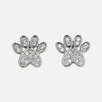 Orecchini a Perno in Zirconia Bianca – Design a Forma di Cuore, immagine 2 - Emma e Gemma