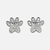 Orecchini a Perno in Zirconia Bianca – Design a Forma di Cuore, immagine 2 - Emma e Gemma