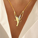 Collana Fatina Fortunata in Argento Sterling e Oro - Emma e Gemma