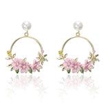 Orecchini in Oro con Fiori e Perle, immagine 5 - Emma e Gemma