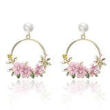 Orecchini in Oro con Fiori e Perle, immagine 5 - Emma e Gemma