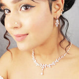 Set Collana + Orecchini in Zirconia e Argento Sterling