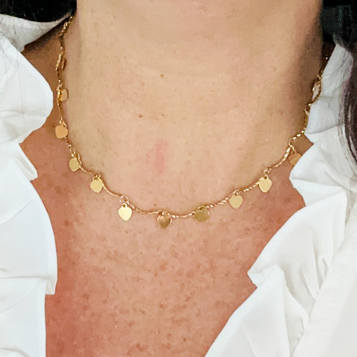 Collana Choker con Cuore Pendente Melita, immagine 4 - Emma e Gemma